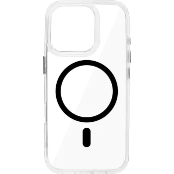 Pouzdro na mobilní telefon Zadní kryt Glossy Magsafe Clear iPhone 16 Pro Max black