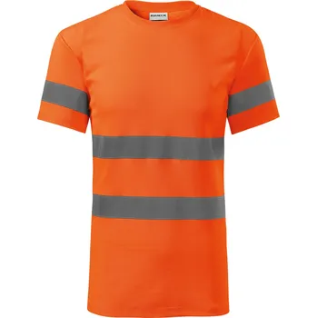 Pánské oblečení Rimeck Hv protect Unisex triko 1V9 reflexní oranžová XL