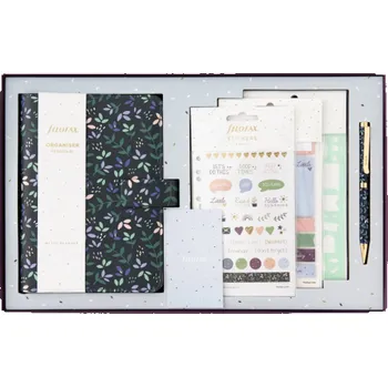 Diář Dárková sada Filofax Garden - osobní - Dusk - 028734