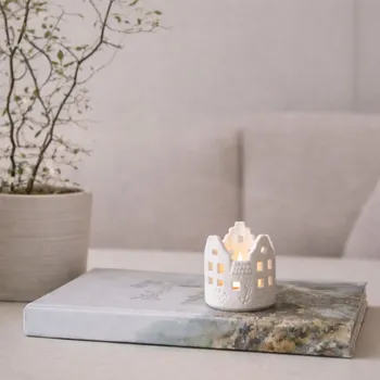 Svícen Majas Cottage Porcelánový svícen Jardin S