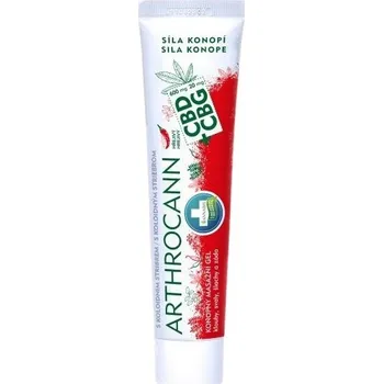 Masážní přípravek Annabis Arthrocann CBD 600mg+CBG 20mg konopný masážní hřejivý gel 75ml