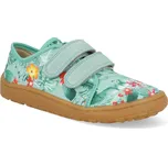 Barefoot plátěnky Froddo - Canvas Mint květniny mintové Velikost: 34