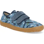 Barefoot plátěnky Froddo - Canvas Blue/denim modré Velikost: 34