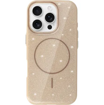 Pouzdro na mobilní telefon Zadní kryt Magsafe Slim Shiny pro iPhone 13 Pro Max gold