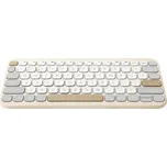 ASUS Marshmallow Keyboard KW100/Bezdrátová Bluetooth/CZ-SK layout/Béžová