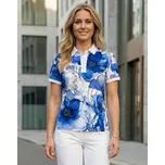 Dámské funkční triko s límečkem premium ALTISPORT VOJ/ALW102TR05 NAVY/BÍLÁ XL