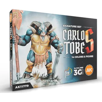 AK Interactive Carlos Tobes Signature Set 14x17 ml