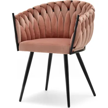 Křeslo Mebel Partner Radio (růžová + černá)