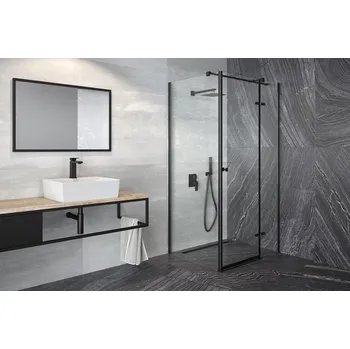 Sprchové dveře Hopa Čtvercový sprchový kout PIXA BLACK, Levé (SX)