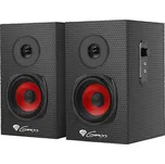 Genesis herní reproduktory HELIUM 200/Stereo/20W/Černá-červená