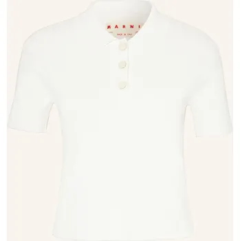 Dámská košile Marni Dámská Úpletová Polokošile, bílá, 36