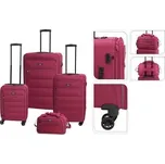 PROWORLD Sada cestovních kufrů 4 ks červená KO-CW5000070