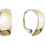 Pozlacené stříbrné náušnice kruhy 61070
