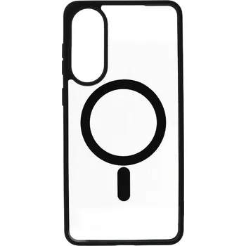 Pouzdro na mobilní telefon Zadní kryt Acrylic Color Magsafe pro Samsung Galaxy S25 Edge black