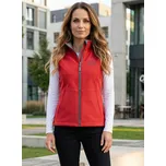 Dámská softshellová vesta ALTISPORT ALW056516 ČERVENÁ XS