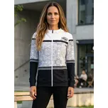 Dámská mikina na zip premium ALTISPORT VOJ/ALW023MI02 ČERNOBÍLÁ XXXL