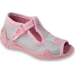 DEMAR Dívčí bačkůrky BEFADO PAPI 213P145 - jednorožec Velikost: 24