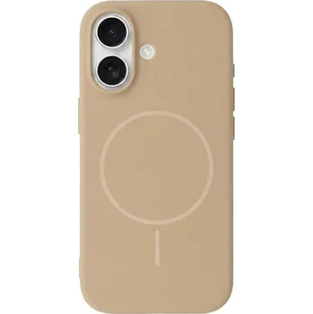 Pouzdro na mobilní telefon Zadní kryt Magsafe Slim Silicone pro iPhone 16 Plus brown