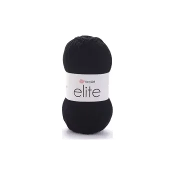 Příze YarnArt Elite 30 - černá