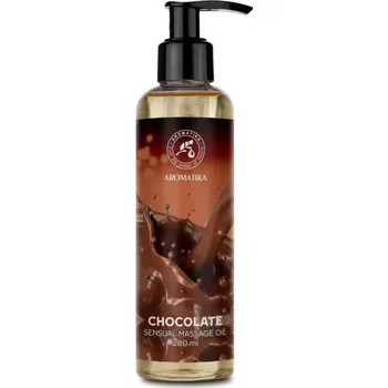 Tělový krém AROMATIKA: Smyslný masážní olej „Čokoláda“ 200ml K3048