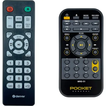 DENVER MRD-51 - dálkový ovladač duplikát