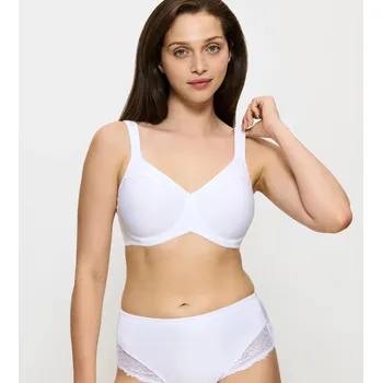 Podprsenka Dámská podprsenka Modern Soft+Cotton W01 - WHITE - bílá 0003 - TRIUMPH WHITE 85C
