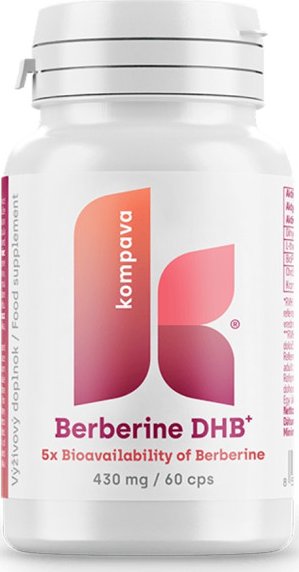 Kompava Berberine DHB+, 60 kapslí - 430mg