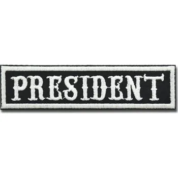 Nášivka Nášivka President 10 cm x 2,5 cm