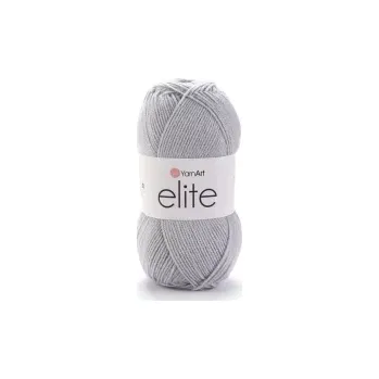 Příze YarnArt Elite 855 - světle šedá