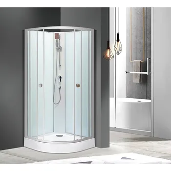 ROTH Sprchový box Novara, 90 × 90 × 190 cm, R550, tloušťka: 5 mm, čiré sklo&nbsp;4210003