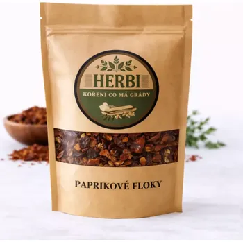 Herbi Paprikové floky Red Bell – jemně nasládlé vločky papriky 50 g