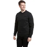 Meatfly pánská mikina Luke Crewneck Black Velikost: L