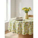 Sinsay - Kulatý ubrus s motivem citronů - zelená - 946JP-77X - 946JP-77X-ONE