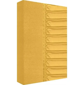 Prostěradlo Prostěradlo jersey s gumou 220x200 medové