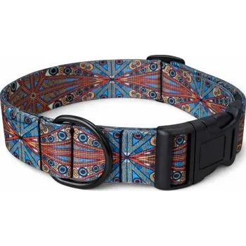 Obojek pro psa Popruhový obojek Comfort - Mandala Velikost obojku: L