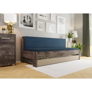 Postel Rozkládací postel Betka Borovica Jackson/Kamenné šedá Bombay 37