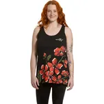 Meatfly dámské tílko Zoe Red Flowers Velikost: S