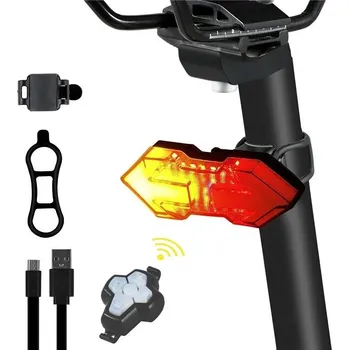 Cyklosvítilna WEST BIKING Zadní světlo na kolo s dálkovým ovládáním NO SIZE ČERVENÁ