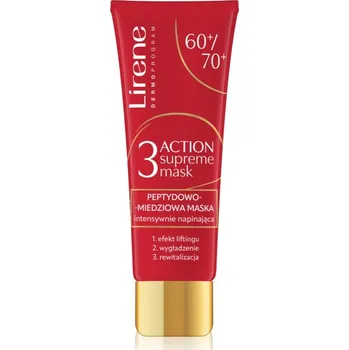 Pleťová maska Lirene 3 Action Supreme Mask liftingová a zpevňující maska pro zralou pleť 50 ml