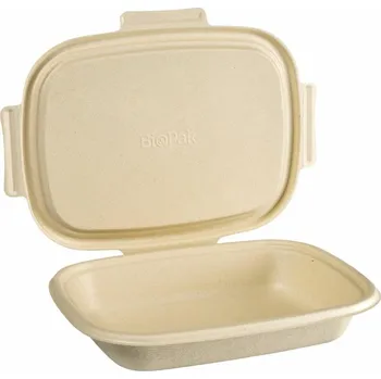 Jednorázové nádobí Menubox cukrová třtina 265/210/44mm 50ks