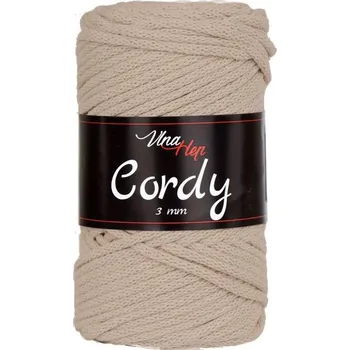 Příze Příze Cordy, 3mm, 8214, béžová