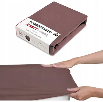 Prostěradlo Prostěradlo s gumou Łóżkoholicy jersey 180 x 200 cm