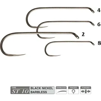 Muškařské háčky Traper Hikara ST10 vel. 2