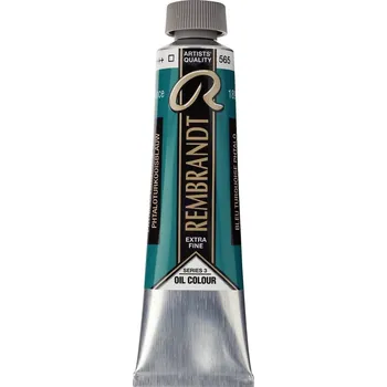 Výtvarná barva Rembrandt 1055652 Olejová barva Phthalo Turquoise Blue 40 ml 1 ks