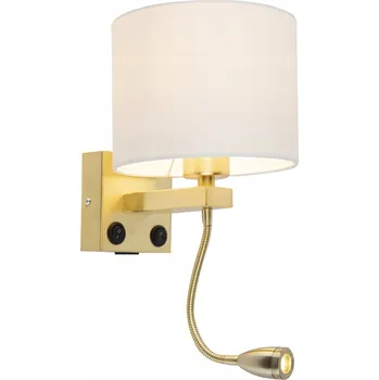 Nástěnné svítidlo Nástěnné svítidlo QAZQA bílé s integrovaným LED zdrojem 40 W