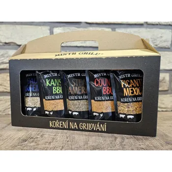 Koření Sada grilovacího koření Mistr grilu v dárkové krabičce