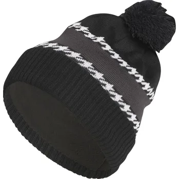Pokrývka hlavy ADIDAS Čepice Cold.rdy 3- Stripes Pom L ČERNÁ