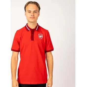 Míčový sport ARSENAL Pánské polo tričko Arsenal M ČERVENÁ