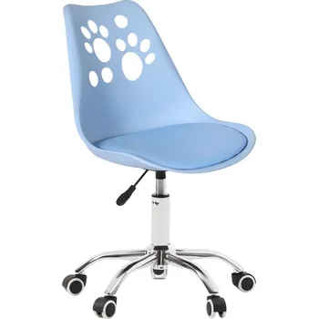 Bauerkraft H-583 Dětské ergonomické otočné kancelářské křeslo, světle modré