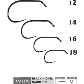 Muškařské háčky Traper Hikara JN100 vel. 16